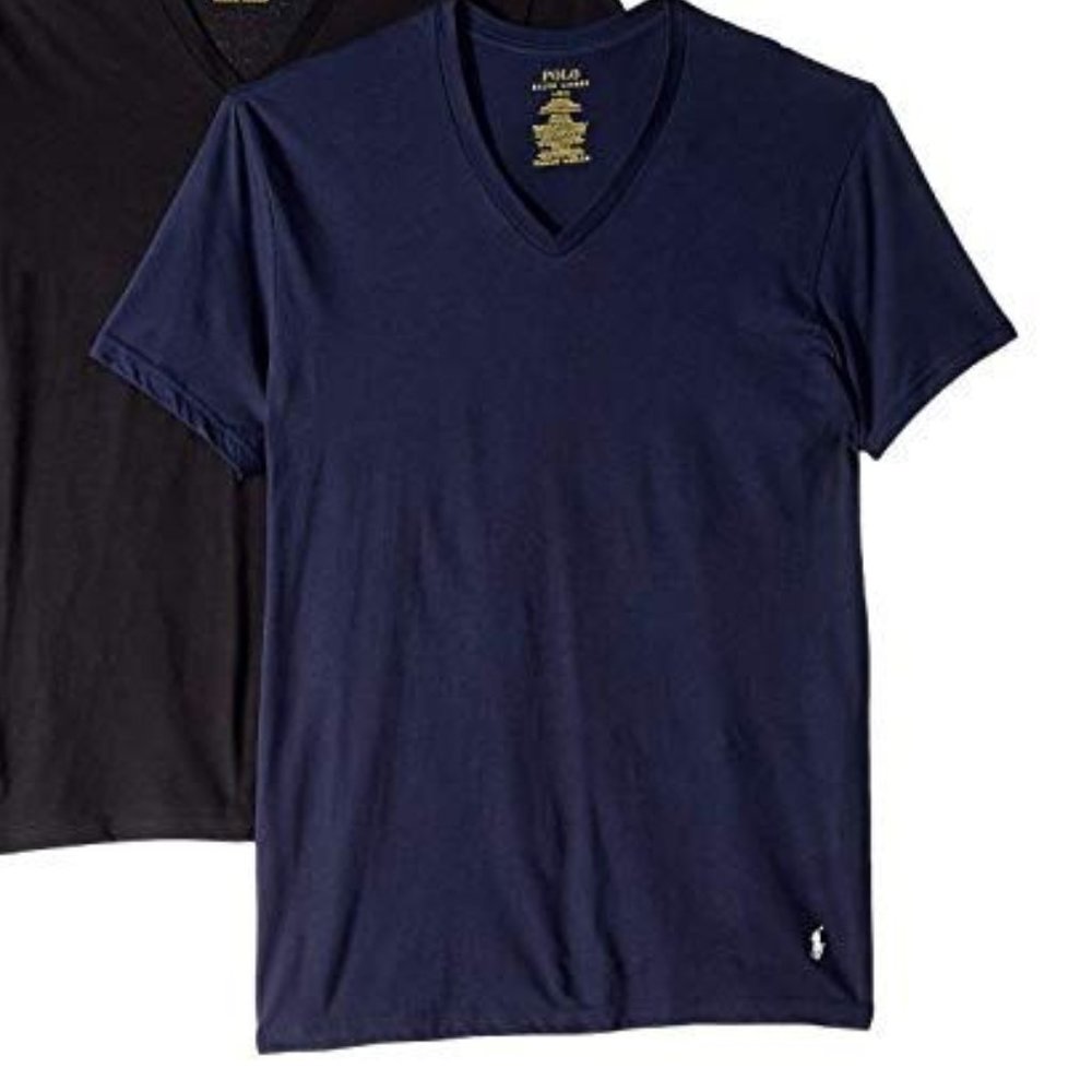 Polo Ralph Lauren Classic Fit V-Neck Navy T-Shirt